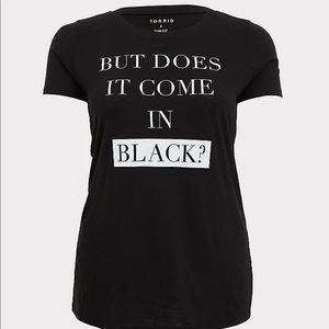 Black tee-shirt